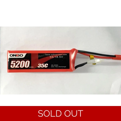 ONBO F3a LiPo 5S 5200mAh 35C ONBO F3a LiPo 5S 5200mAh 35C